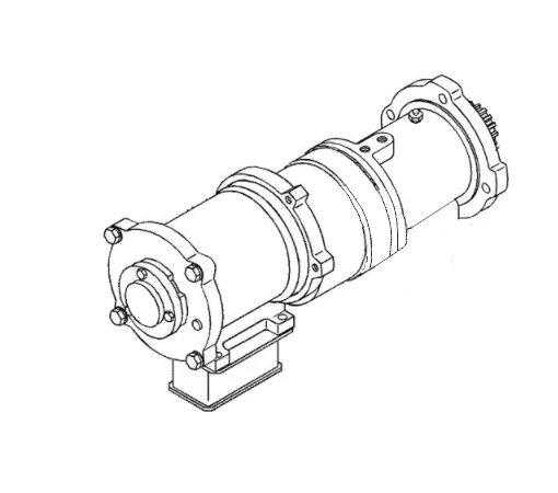 
Pneumatic Starter 7548A-1026010 Spare Parts For Belaz Dump Truck 