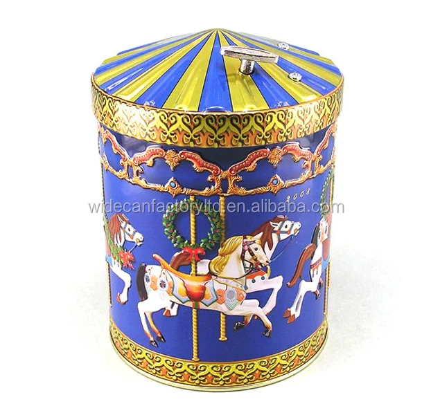 
toys aluminium metal tin box can container food grade custom design 