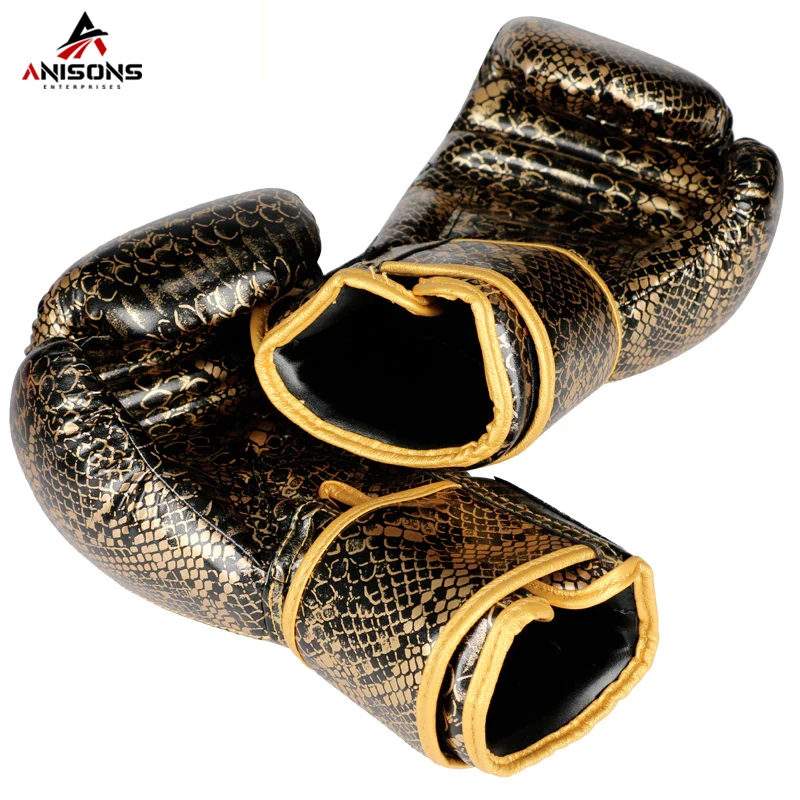 Боксерские перчатки 10-16 унций оптовая продажа боксерские Muay Thai из искусственной кожи для мужчин и женщин тренировочные MMA