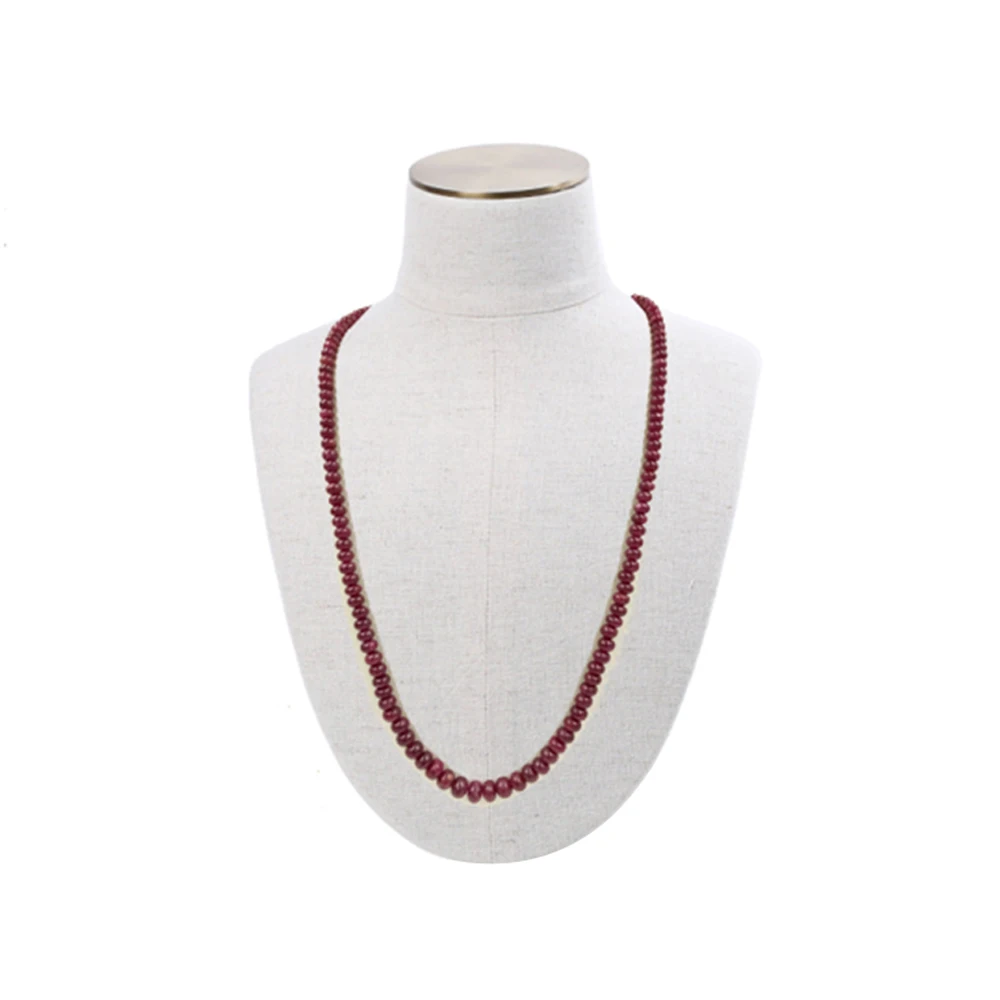 Top Quality Bead Strings Wholesale Natural Ruby Beads Necklace At Lowest Market Price Order Online Best Offer