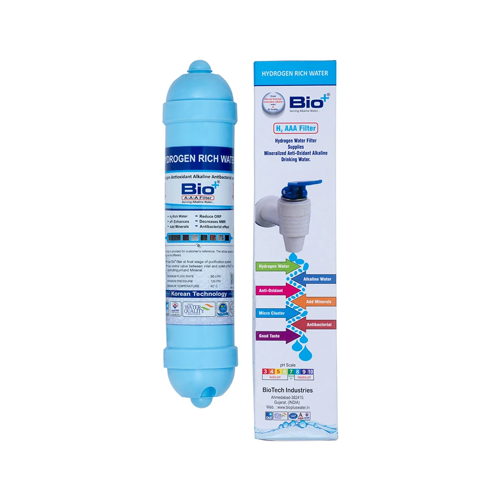 Оптовая цена алкалиновый фильтр для воды H2AAA + 8 дюймов непроницаемый насыщенный водородом антиоксидант минерализующий
