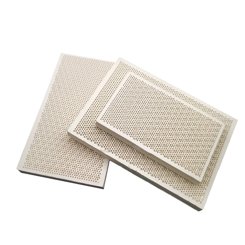 Infrared honeycomb ceramic for ceramic grill burner parts