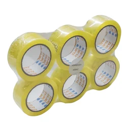 Single Sided Decorative Low Price Bopp Film Tape Carton Sealing Bopp Adhesive Tape