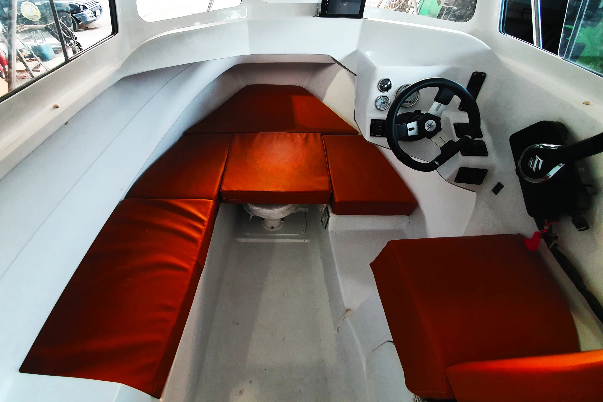  Fiberglass Speedboat Adventure 23 ft Yacht Boat Premium