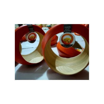 Floral Basket - Lacquer Bamboo Craft Floral Rolled Bamboo Basket - ODM, OEM, Eco-Friendly Basket - Customized Accepted