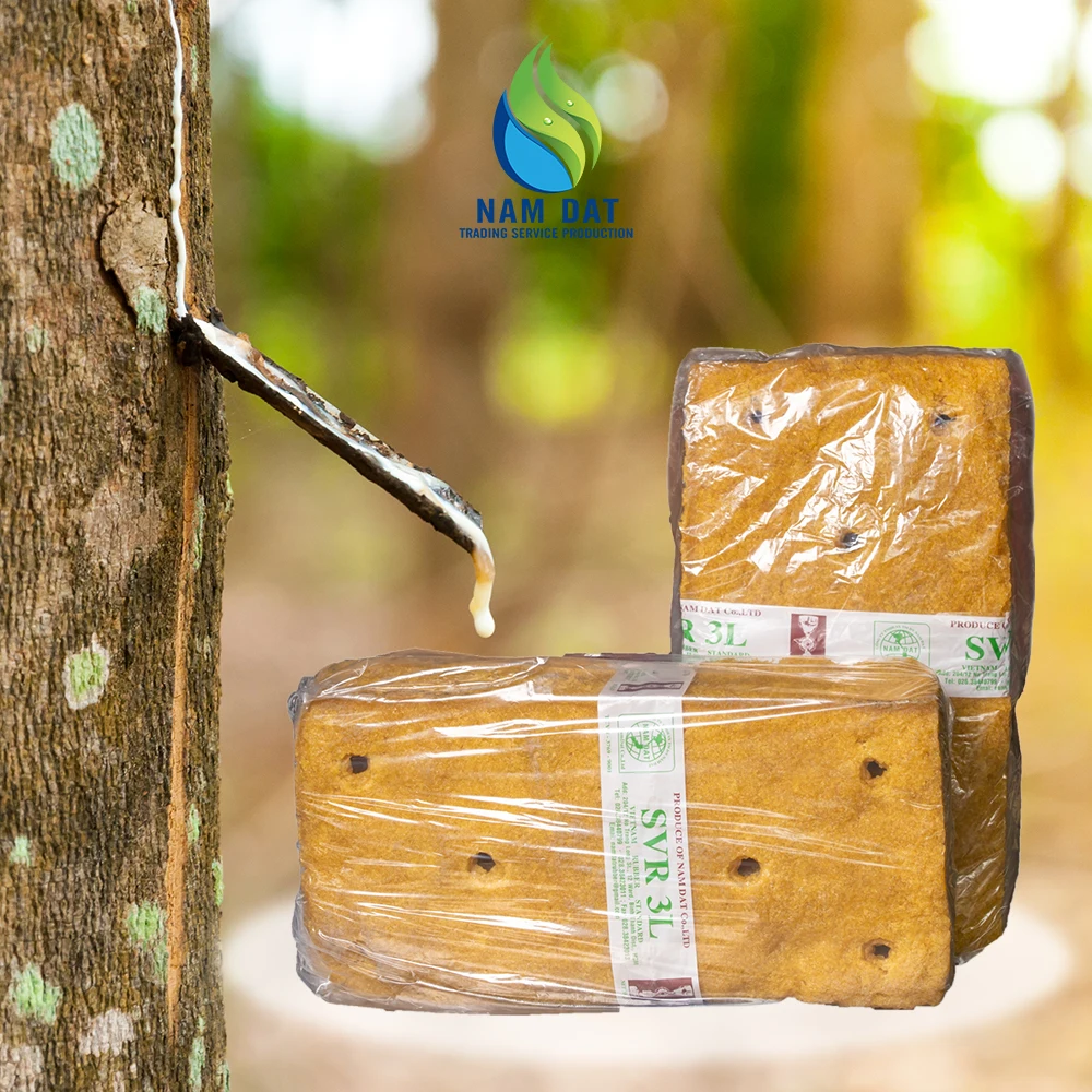 Vietnam Wholesale High Quality Stable Viscosity Cheap Price Raw Materials Compound Flexible Rubber SVR 3L TSR 3L Natural Rubber