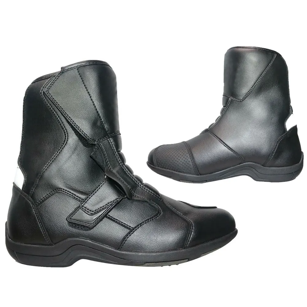 Мотоциклетные туристические ботинки античный дизайн уличные сапоги для верховой езды Водонепроницаемые мотоциклетные ботинки