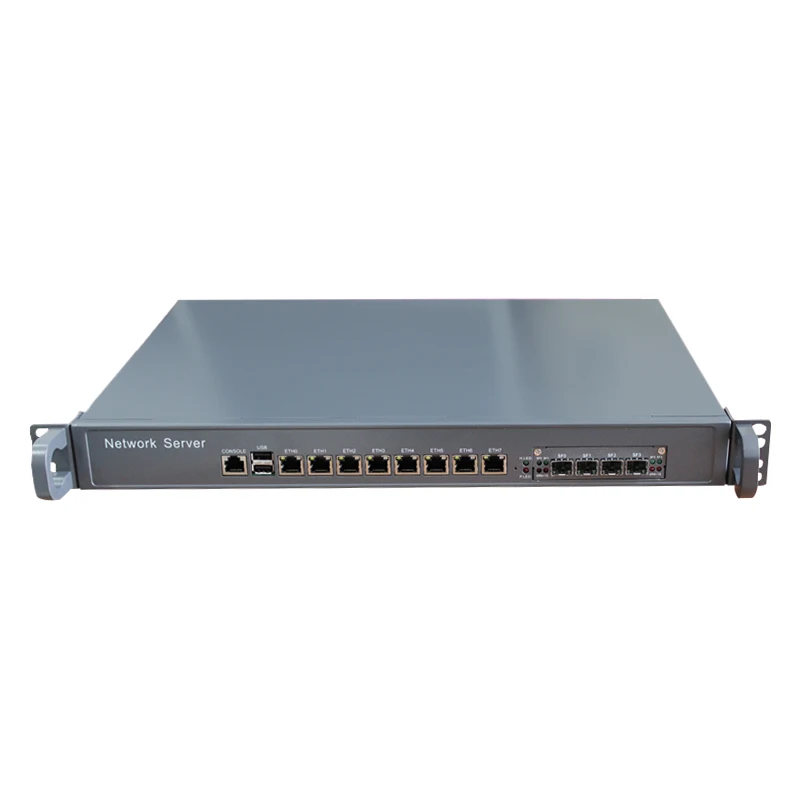 Сетевой сервер брандмауэра с 8 портами LAN I5-4460 core i3 i5 i7 1U rackmount chassis mini pc
