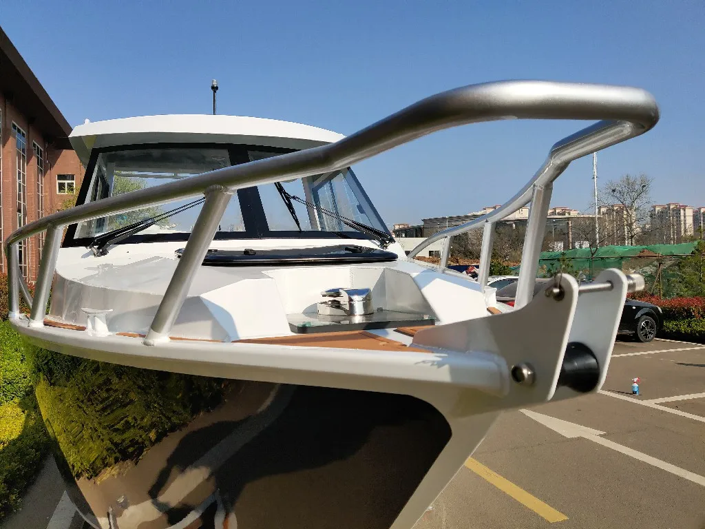 Profisher boat 6.25m offshore speed fishing vessel cabin boats aluminum fishing