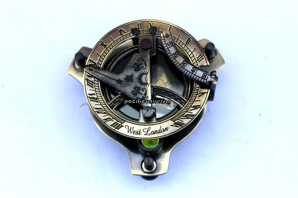 Античный ручной работы морской астролябии античный латунный Солнечный Компас винтажный морской подарок 3 дюйма