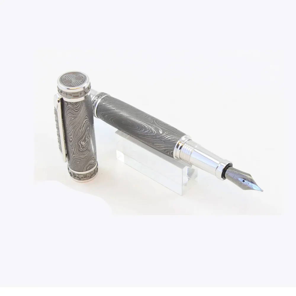 Beautiful design metal pen with custom logo carbon steel pen in cheap price