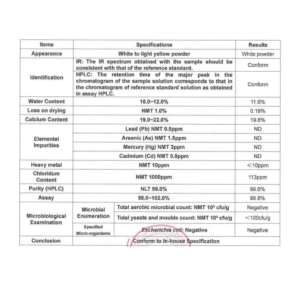 High Quality CaAKG Calcium AKG Calcium Alpha Ketoglutarate Powder Food Grade CAS Ultrapure Dietary Supplement Raw Material