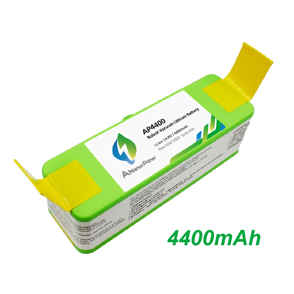 
14.8V Lithium Battery Pack 4400mAh For iRobot Roomba 500 600 700 800 900 and Scooba 450 Series 