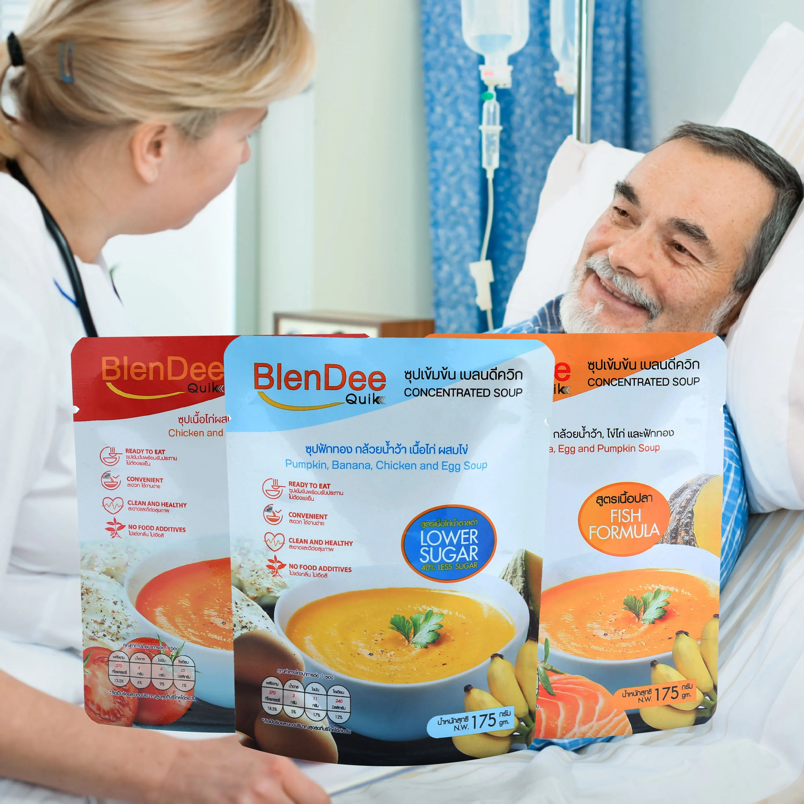 Healthy Instant Food Chicken and Tomato Concentrated Soup With Low Sodium Formula HALAL