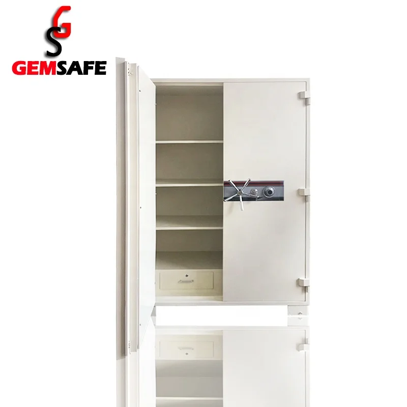 Fireproof dial lock double door big fireproof combination lock Safe manufacturer Foshan China