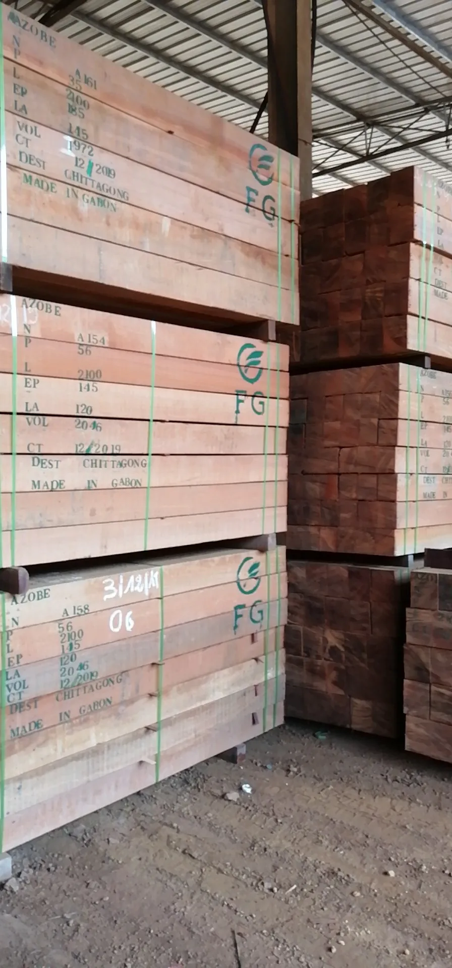 High quality African Azobe wood with competitive price