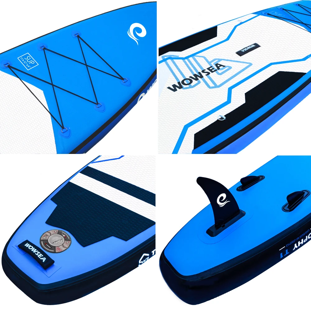 WOWSEA приз T1 pathfinder весло доска Надувные дешевые каяки hydroforce