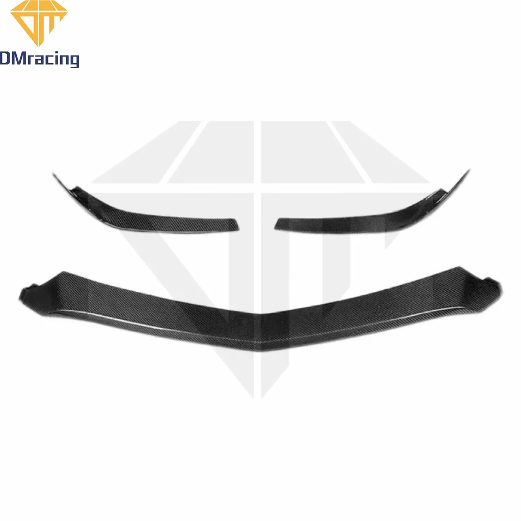Губа Передняя из углеродного волокна в стиле DM (4 шт.) для MERCEDES BENZ AMG GT GTS 2015-2020, губа переднего бампера