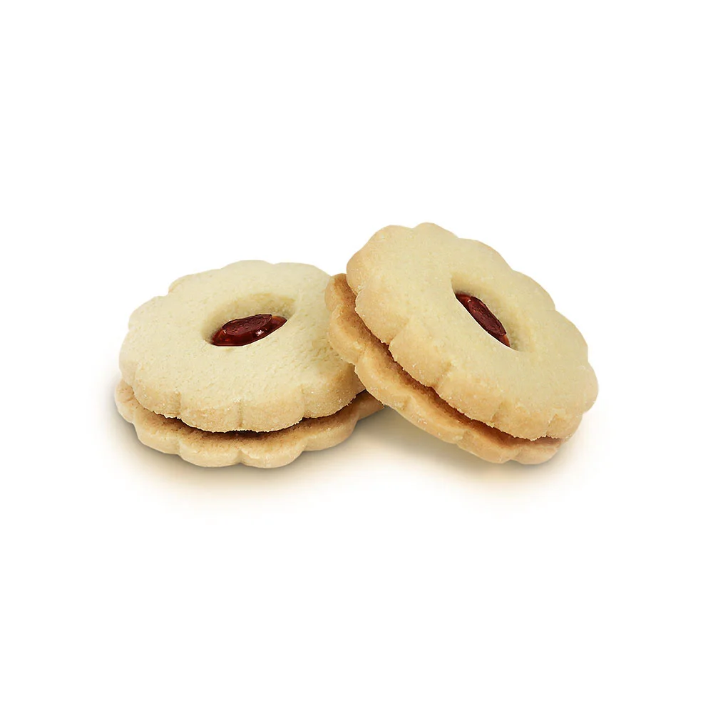 Tuscany Hand Crafted Wholesale High Quality Baked Strawberry Vegan Jelly Cookie