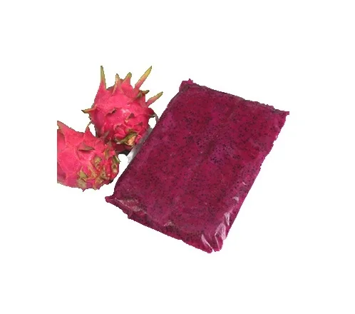 
Frozen dragon fruit puree from Vietnam with best price_Vikafoods (+84983028718) 
