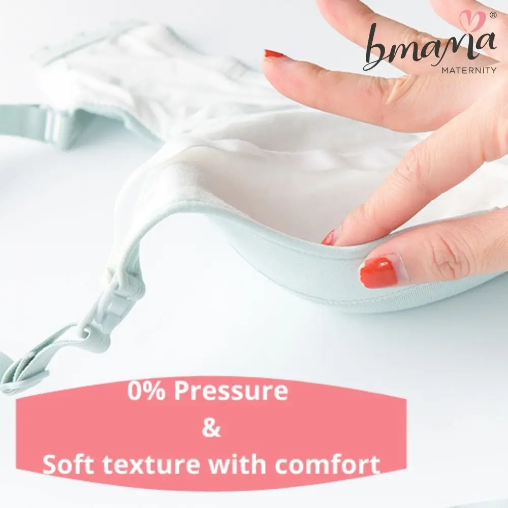 Wholesale Women Silky Soft Modal Nursing Sleeping Bra (Crocus) 100% Cotton Inner Cup Smooth On Skin Soft Paddings B-C Cups