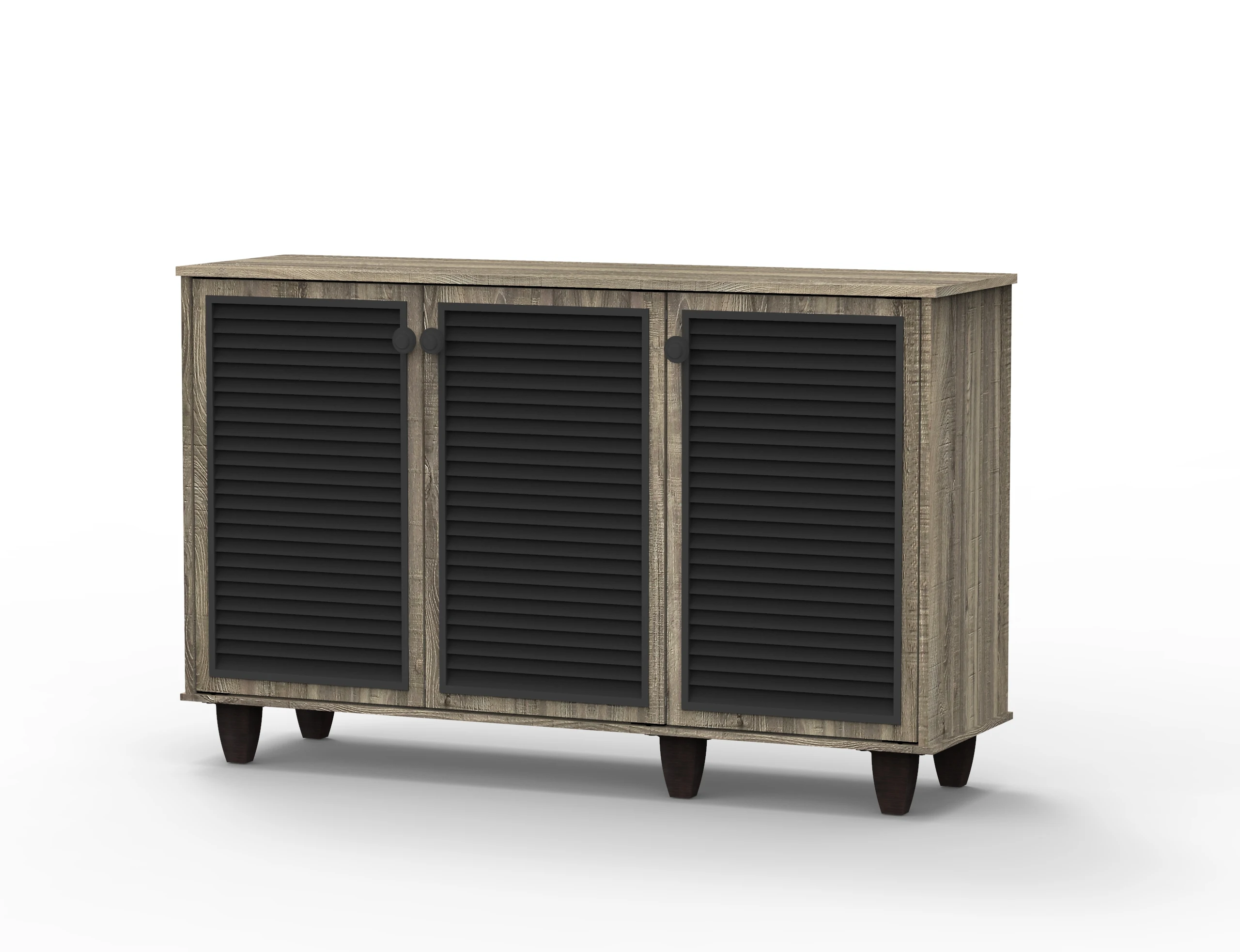 High Quality 3 Tier and 3 Door Shoes Cabinet Made in Malaysia 2504