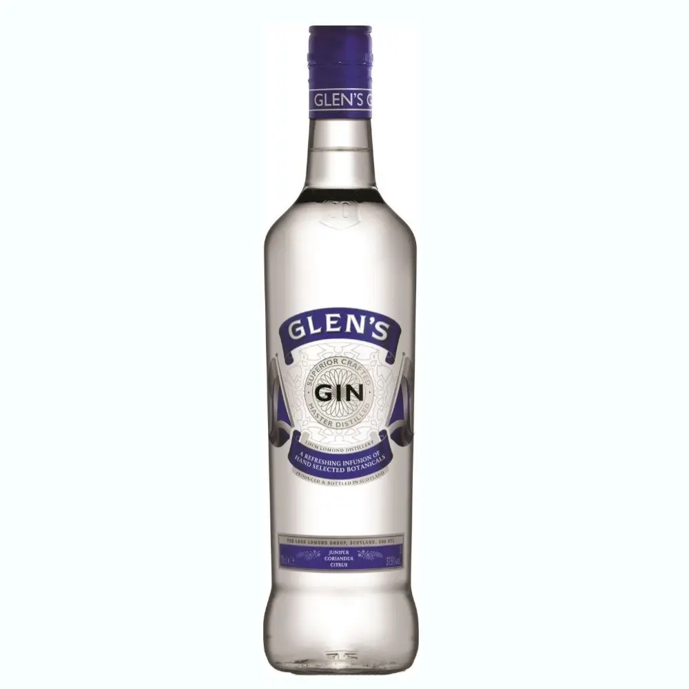 Gin Glens (gin) 0,70 Litros 37,5% (R) 0.70 L.