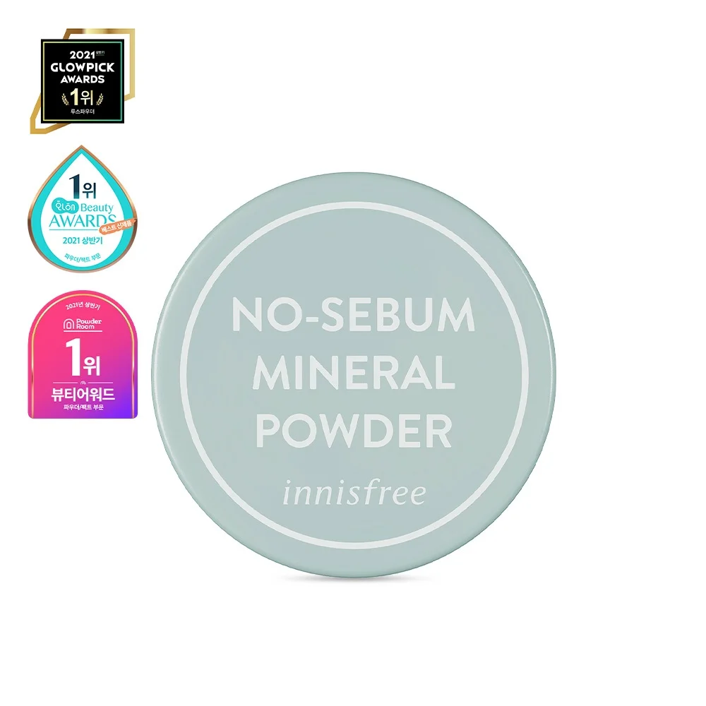 -Innisfree- 2021 NO SEBUM MINERAL POWDER 5g skin care face cosmetics made in korea
