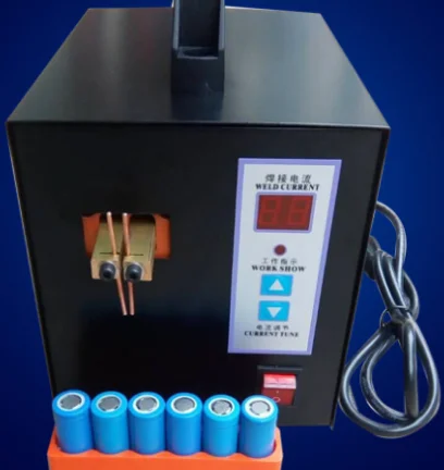 18650 21700 Cylindrical Battery Pack Pneumatic Spot Welding Machine Welder With CNC Current Numerical Control Adjustment System