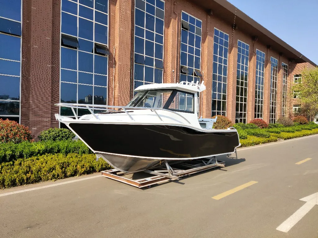 Profisher boat 6.25m offshore speed fishing vessel cabin boats aluminum fishing