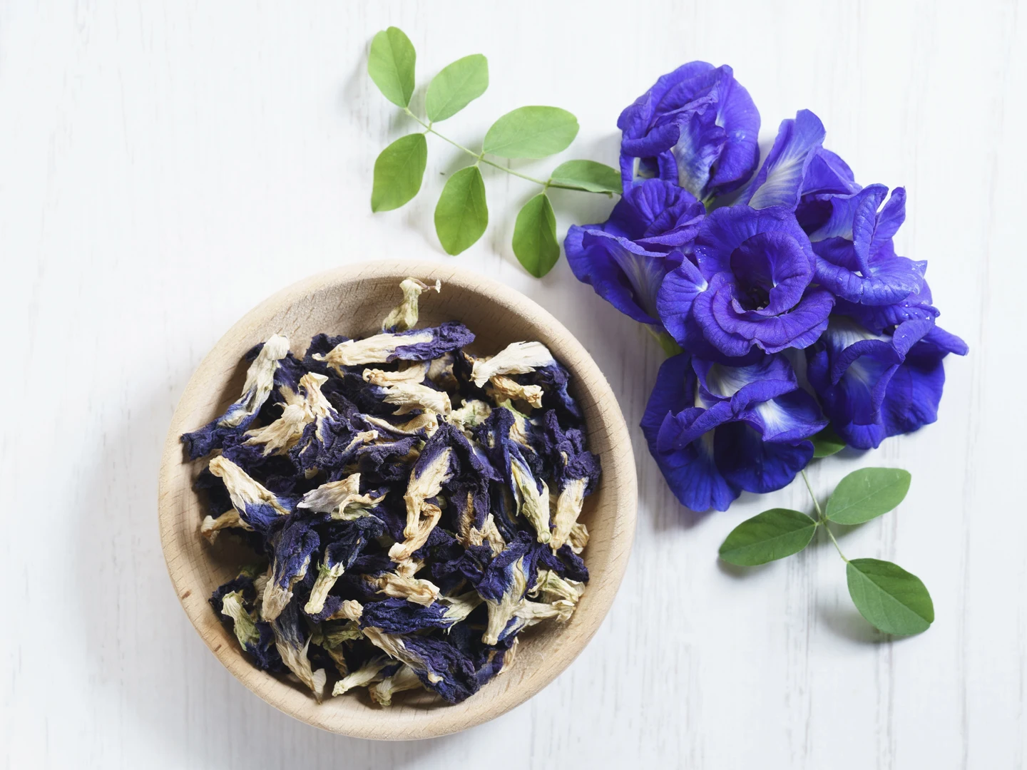 Private Label OEM Organic Butterfly Pea Flower Tea Powder Fine Ground Bulk Product of Thailand
