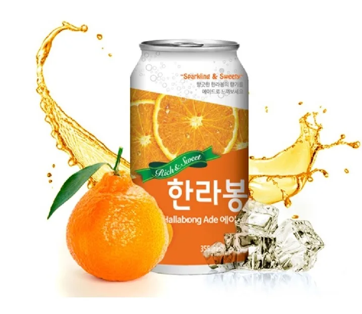 Water sparkling beverage jeju hallabong sparkling juice