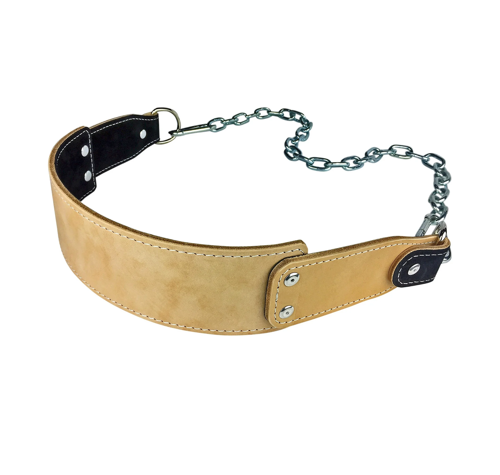 Wholesale Gym Fitness Exercise Weighted Belt Pull Up Deep Belt Weightlifting Dipping Belt With Steel Chain and customize logo