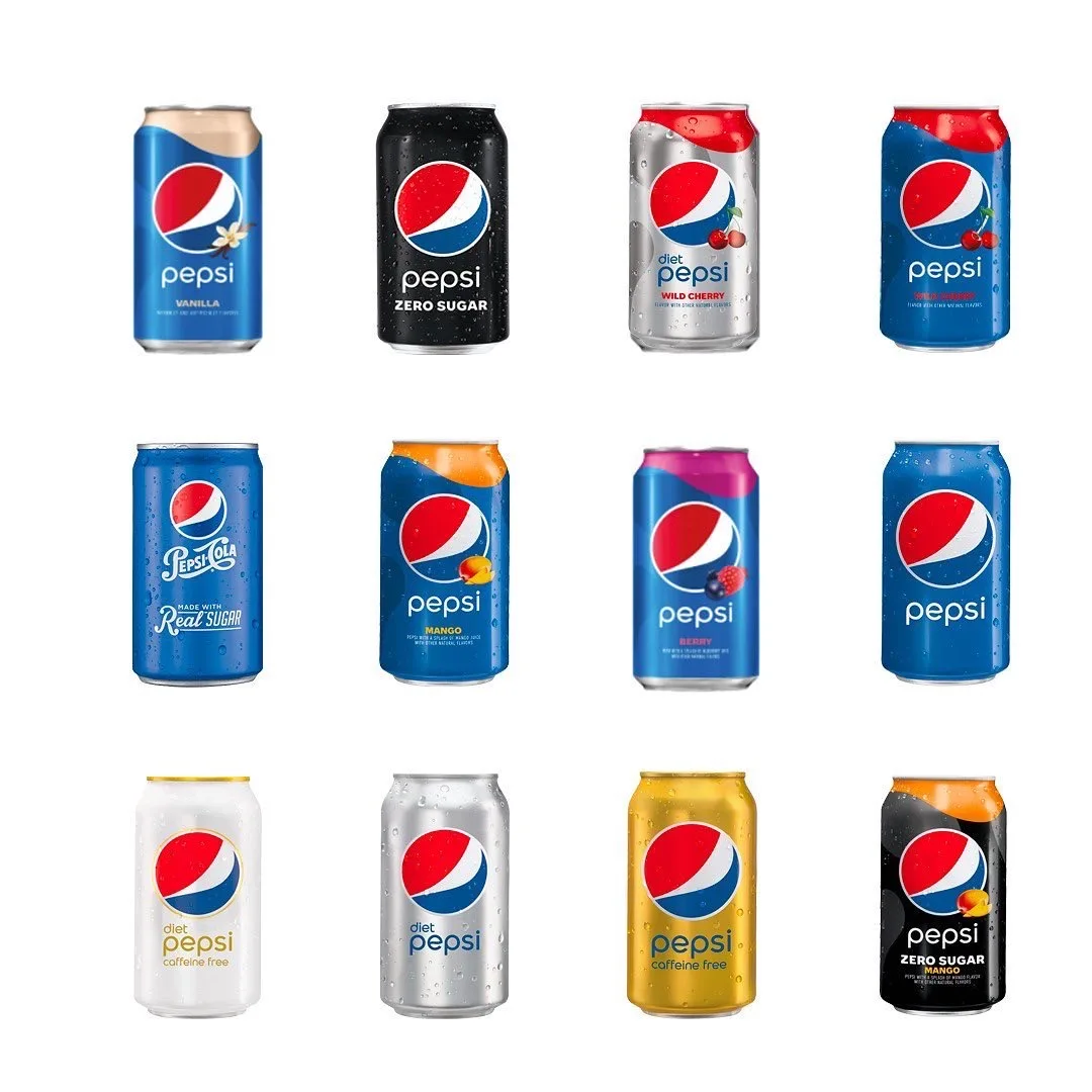 Best Wholesale 330ml Cans Cherry raspberry Lime flavour Carbonated Beverage Pepsi Cola