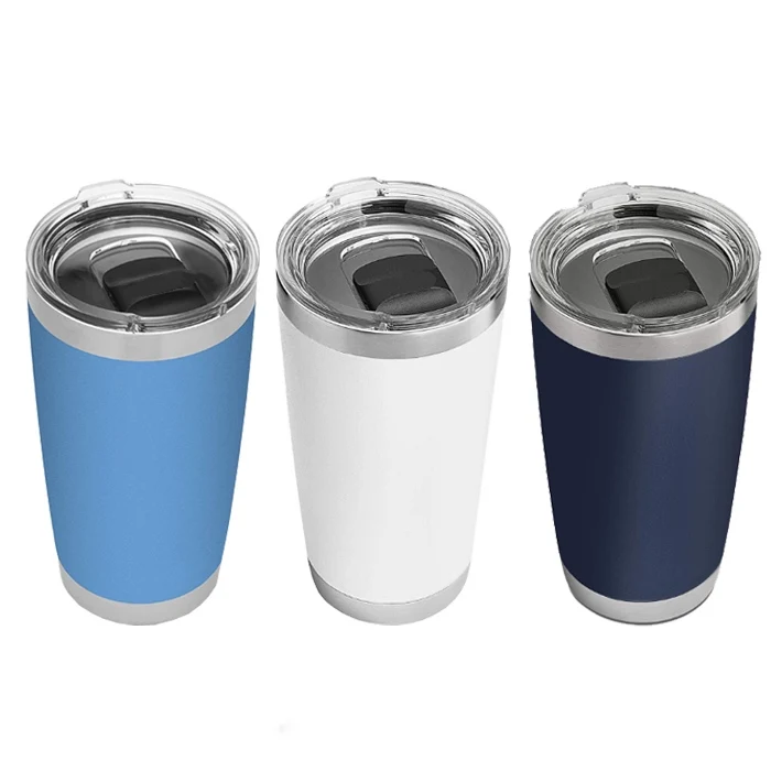 
20oz Christmas gifts stainless steel custom logo double walled insulated tumbler travel coffee mug with lid and straw 