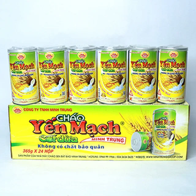 Minh Trung Vietnam Canned food Oat Grains and Coconut Milk Porridge