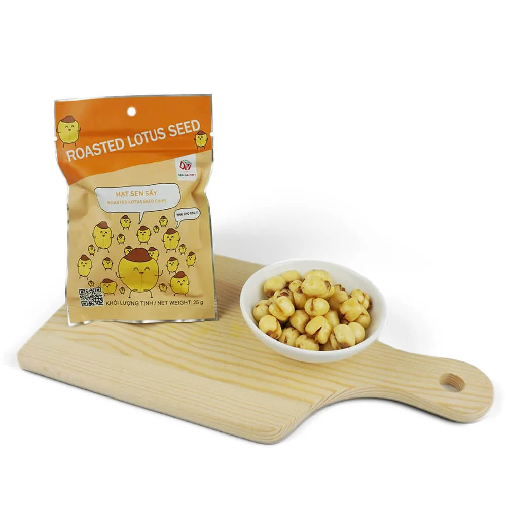 Best Selling Fried Original Vegetable Chips Flavor Seasoning Sweet Original Taste Roasted Lotus Seeds from Vietnam