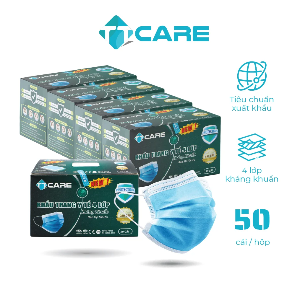 HIGH QUALITY ASTM F2100 DISPOSABLE MAS- TTCARE 4PLY Nonwoven Fabric