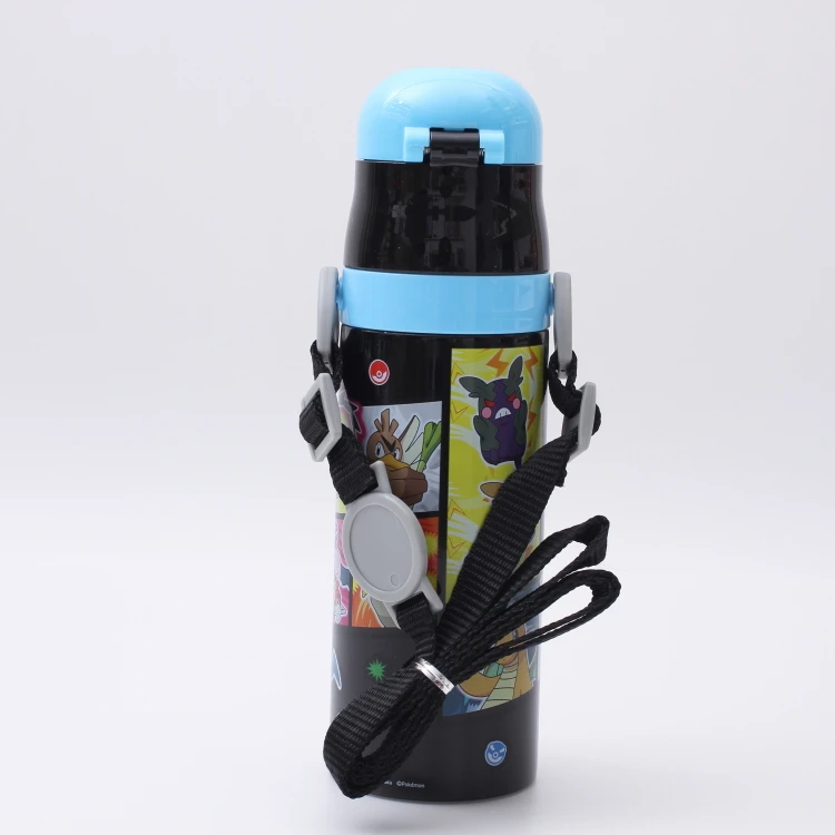 Детская бутылка для воды из нержавеющей стали с одним нажатием школы