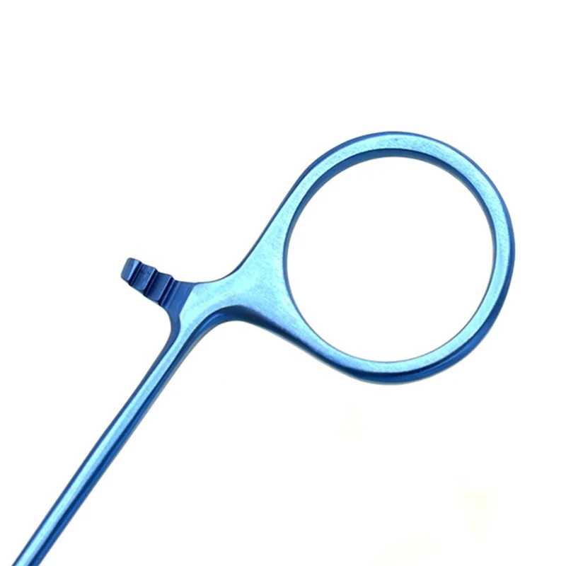 
Ophthalmic Surgical Instruments Titanium 12.5cm Halsted Forceps Needle Holder Forceps 