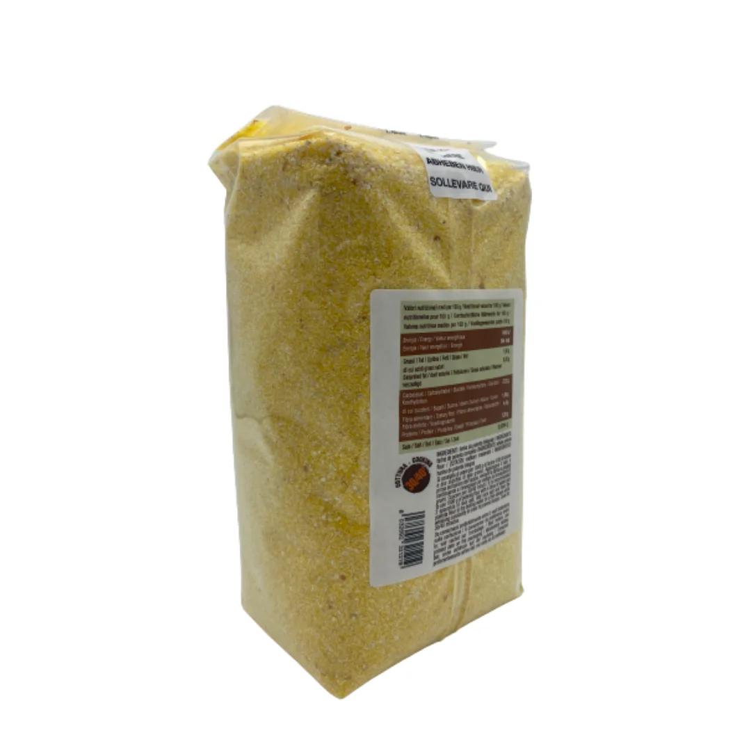 PRIVATE LABEL make your logo Organic italian quality instant polenta corn yellow FLOUR 500gr