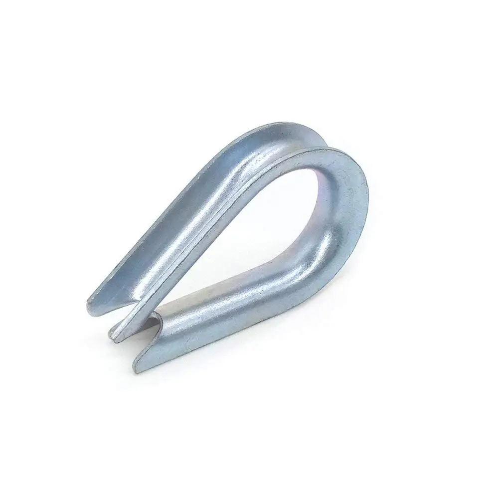 WIRE ROPE CABLE THIMBLES HIGH QUALITY INDIA GALVANIZED ZINC PLATED HIGH POLISHED CHAIN ACCESSORIES