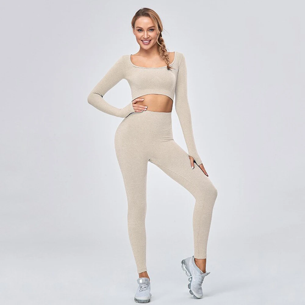 Женская одежда для фитнеса и йоги бесшовные леггинсы шорты бюстгальтер укороченный топ комплект из 3 предметов
