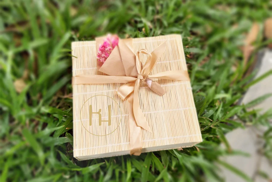 Vietnam Manufacture Hand Woven OEM Logo Christmas Cheap High Quality Lid Amazon Alibaba Packaging Wood Bamboo Gift Box