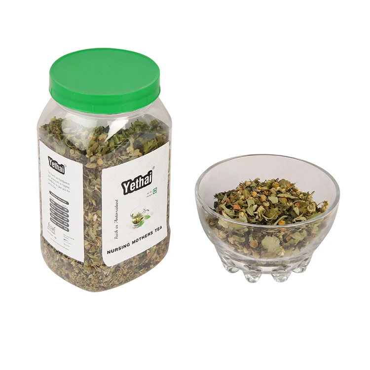 No Chemicals 100% Natural Garden Farm Fresh Blended Healthy Lactation Nursing Mothers Herbal Green Tea Loose Leaf Tea