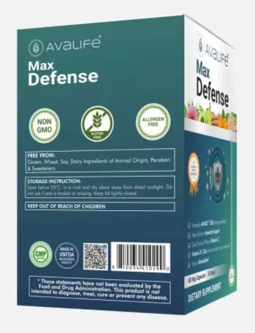 Avalife Максимальная защита добавка 60 капсул с 30-ти дневной премиум качества поставок Поддержка иммунитета товаров медицинского назначения