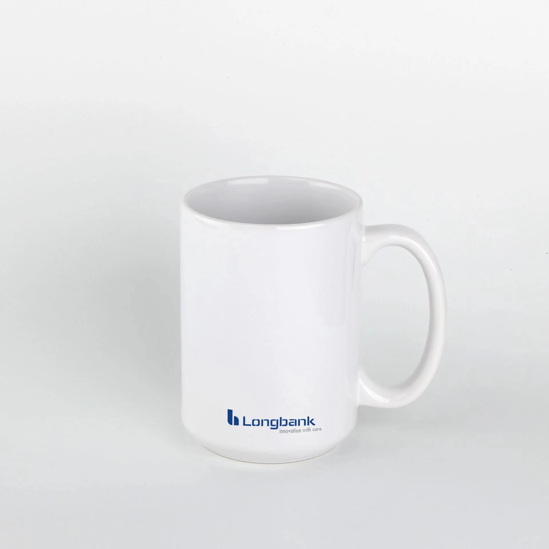 Longbank настраиваемые дорожные керамические 15 унций фарфоровые чашки кофейные кружки напиток для кофейных кружек