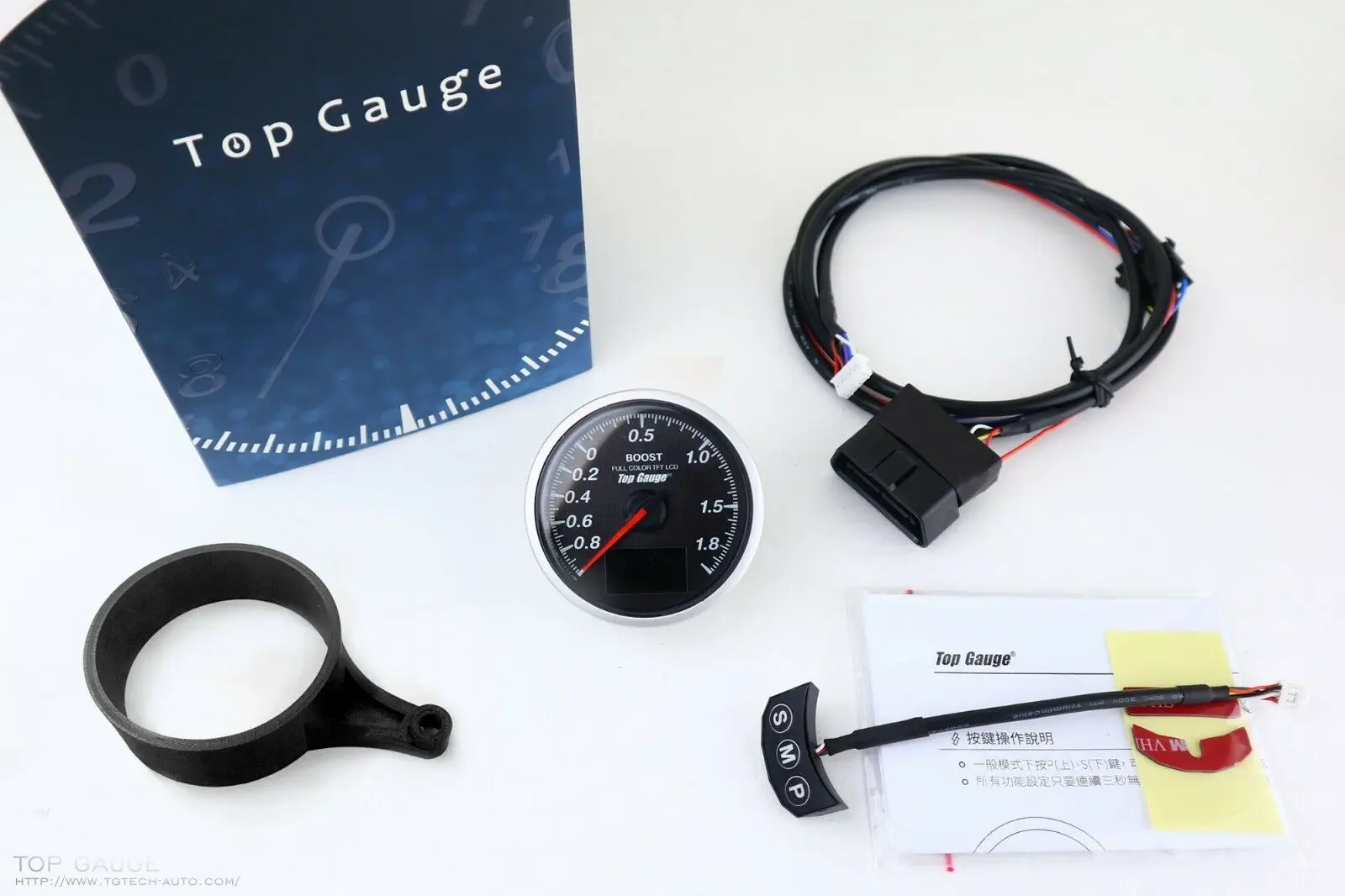 
Free Customized 3D Design Gauge Pod - OBD2 4 in 1 Gauge 60mm Compatible with Mini Cooper R55-58 
