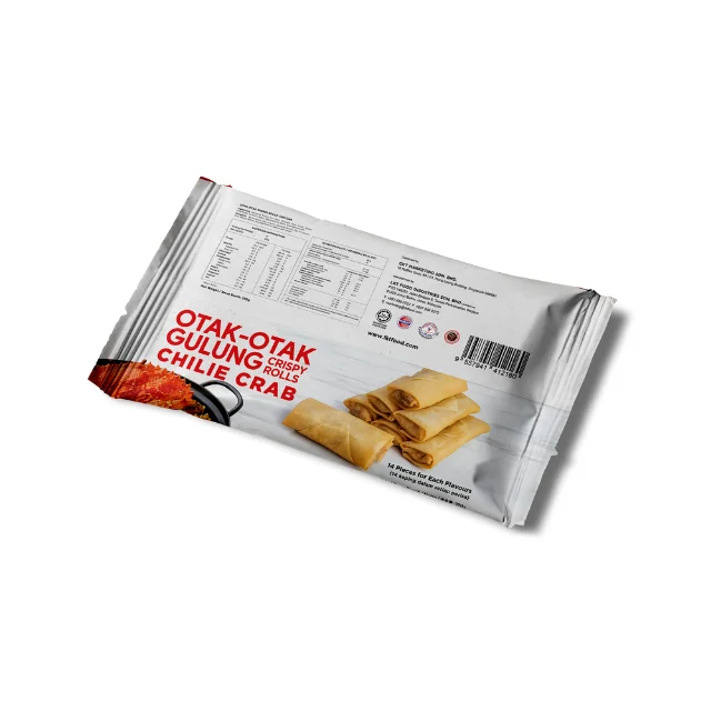 Хит продаж: готов к употреблению Халяль лазат отак-отак гулянн хрустящие рулоны-хрустящие крабы Чили 12 (275 г х 24 кв. М) из