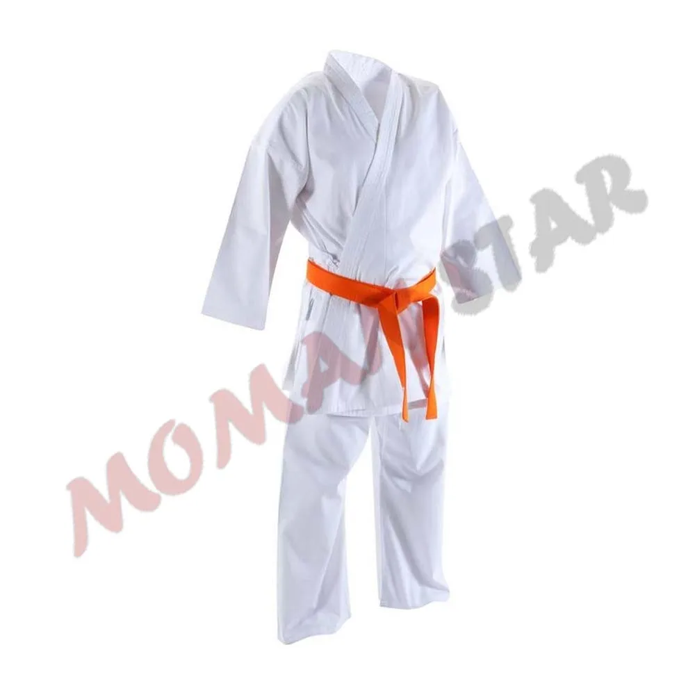 Custom Made 100% Cotton Karate Suits Best Sale Good Design Men Karate Uniforms In Green Color